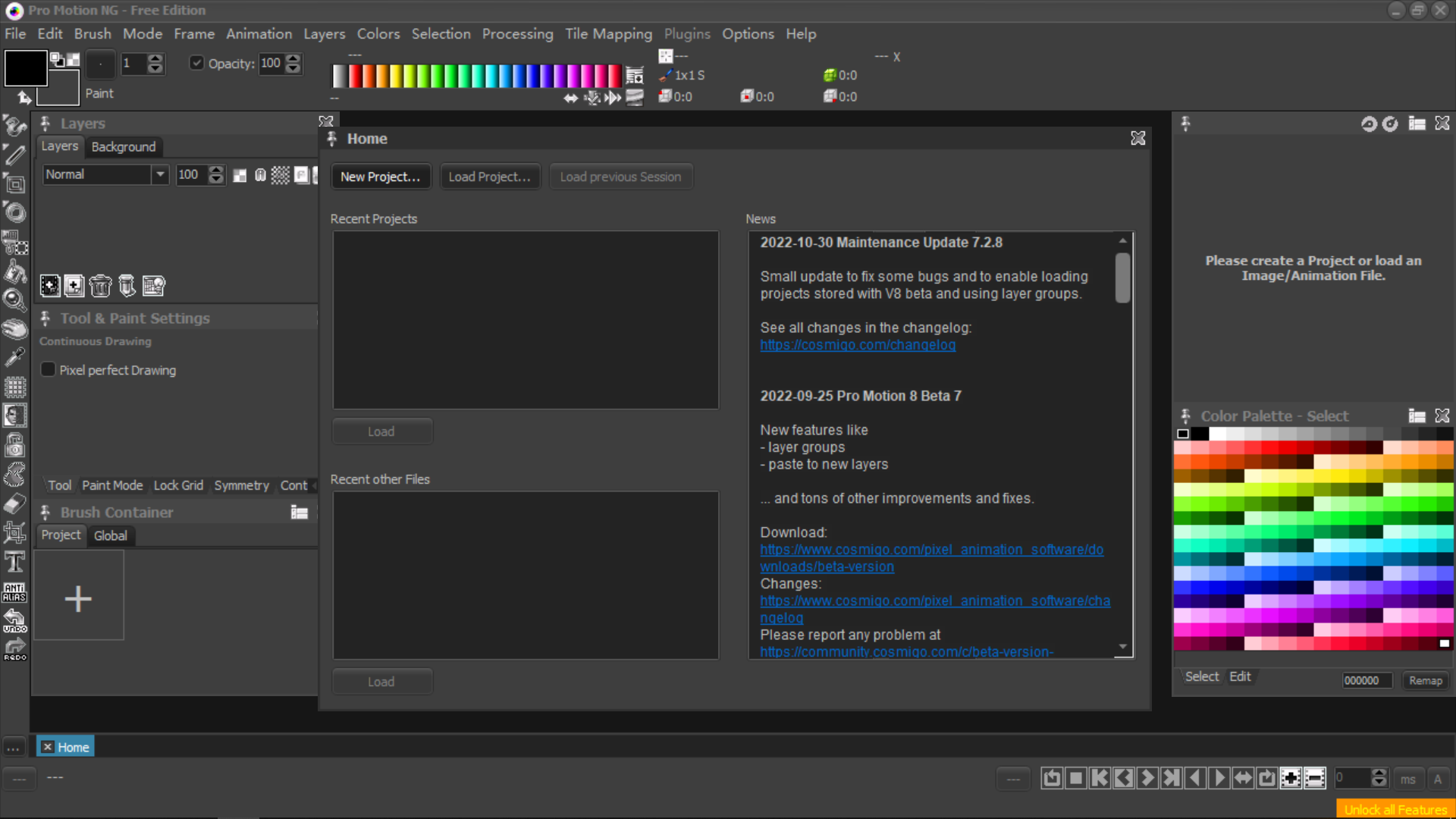 像素绘图软件 Pro Motion NG v7.2.8 破解版（附破解补丁）