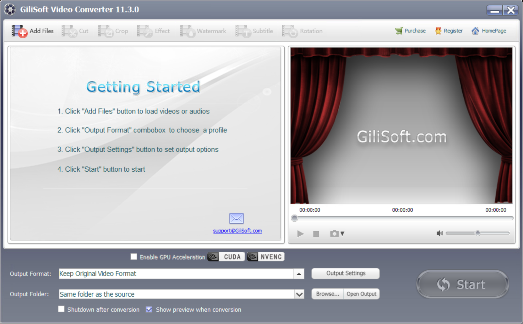 格式转换软件 GiliSoft Video Converter v11.3.0 破解版
