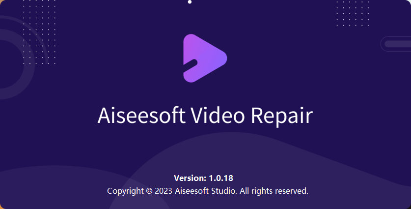 视频修复工具 Aiseesoft Video Repair v1.0.38 破解版