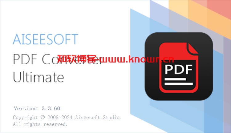 PDF转换工具 Aiseesoft PDF Converter v3.3.60 绿色破解版