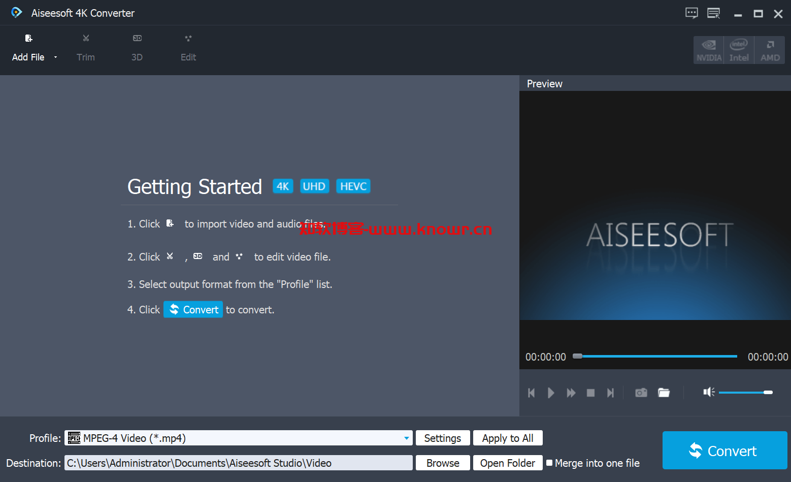 视频转换软件 Aiseesoft 4K Converter v9.2.52 绿色破解版