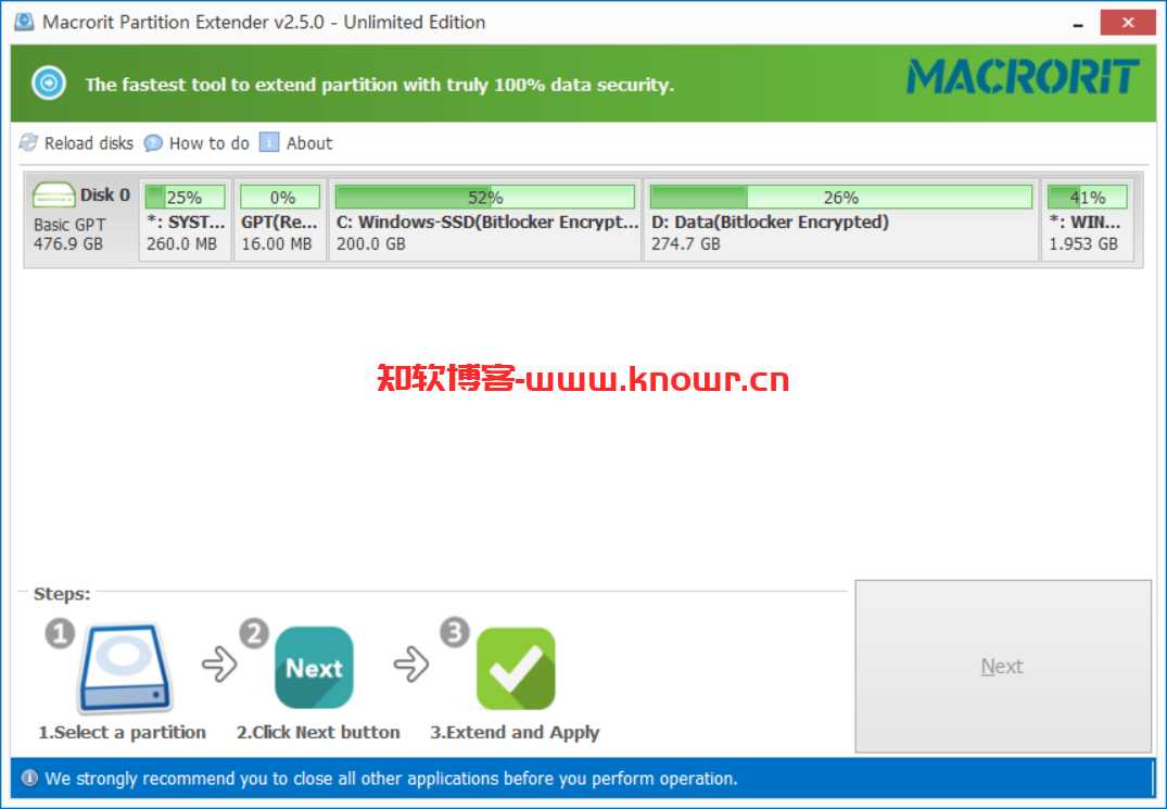 Macrorit Partition Extender.png